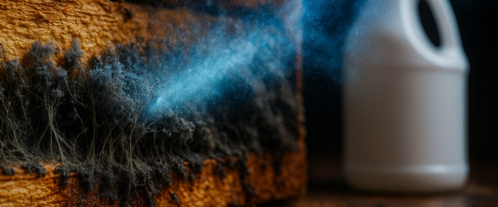 dangers of bleach and mold